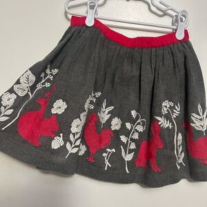 Mini Boden Embroidered Skirt